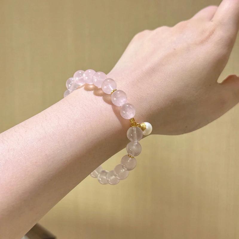 Bracelet « Muguet » en Améthyste naturelle – Sagesse ouverte, Attire les bienfaiteurs