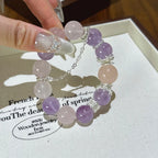 Amethyst & Rose Quartz Bracelet - Expand Social Connections