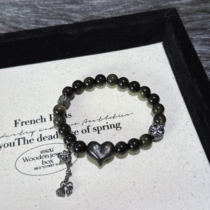 Bracelet « Muguet » en Améthyste naturelle – Sagesse ouverte, Attire les bienfaiteurs