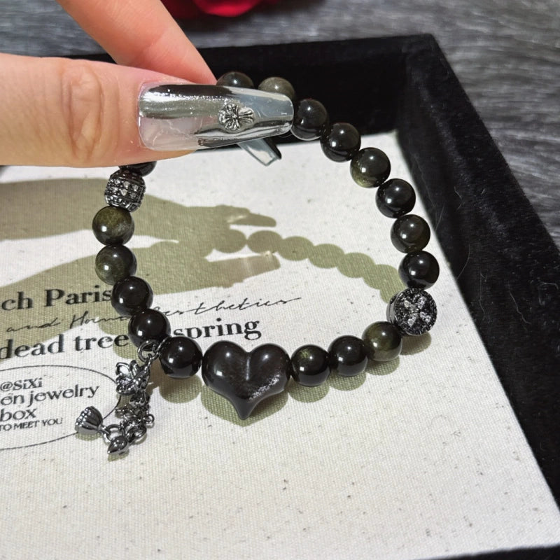 Bracelet « Muguet » en Améthyste naturelle – Sagesse ouverte, Attire les bienfaiteurs
