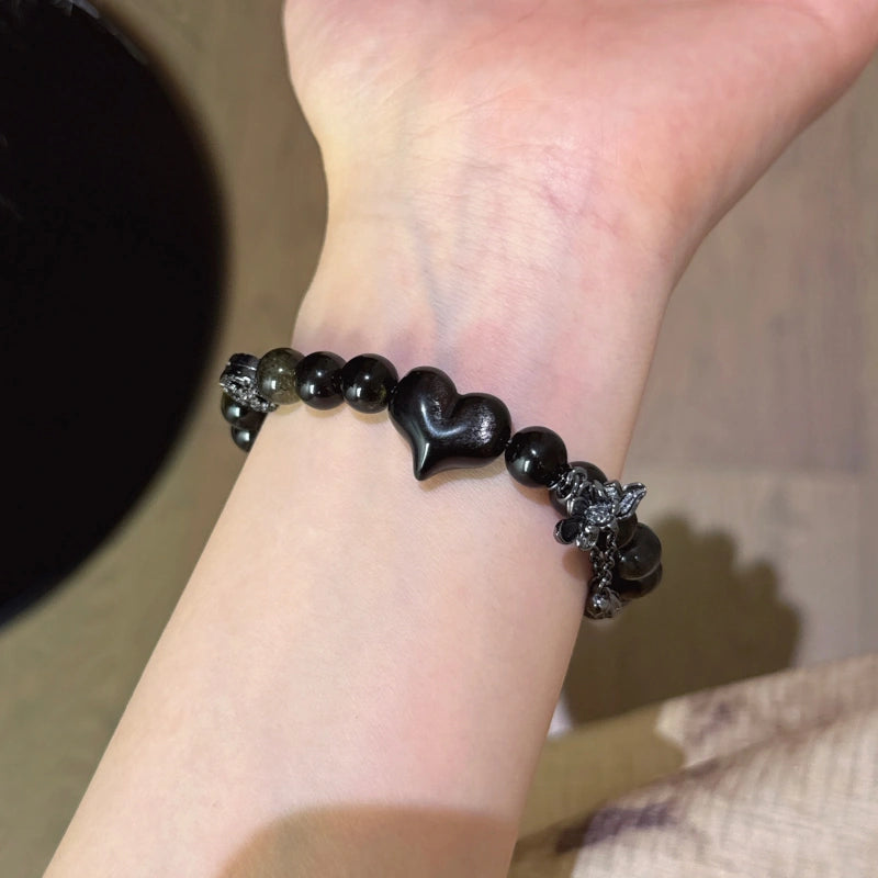 Bracelet « Muguet » en Améthyste naturelle – Sagesse ouverte, Attire les bienfaiteurs