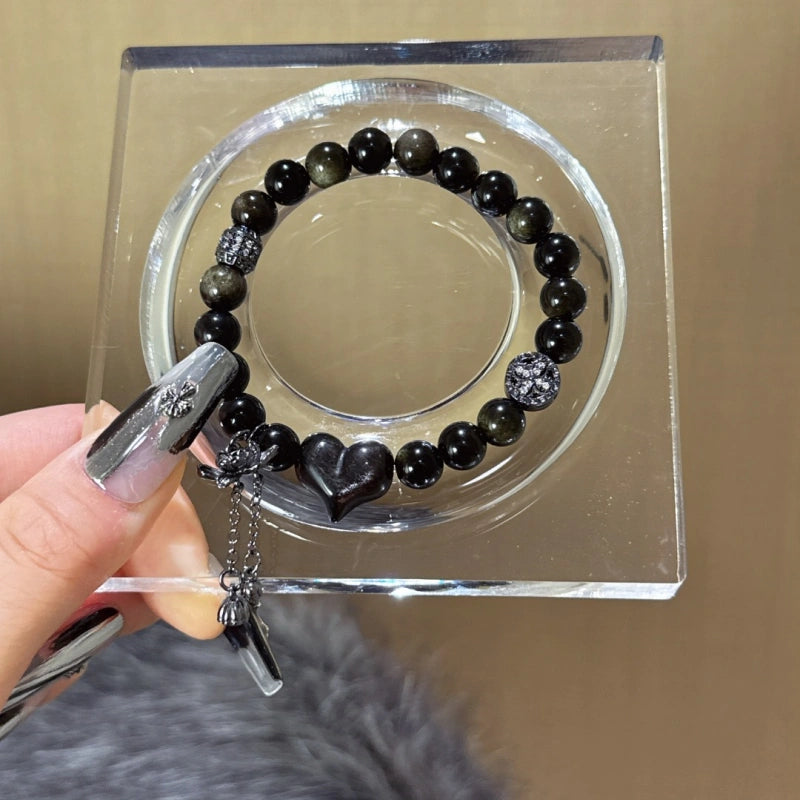 Bracelet « Muguet » en Améthyste naturelle – Sagesse ouverte, Attire les bienfaiteurs