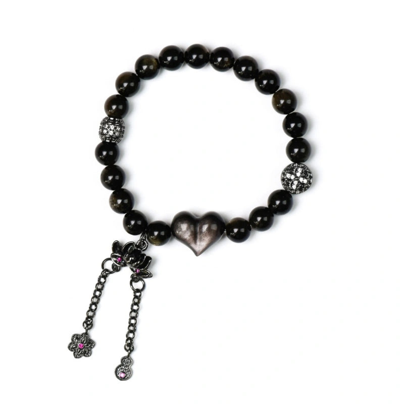 Bracelet « Muguet » en Améthyste naturelle – Sagesse ouverte, Attire les bienfaiteurs