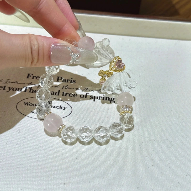 Bracelet « Muguet » en Améthyste naturelle – Sagesse ouverte, Attire les bienfaiteurs