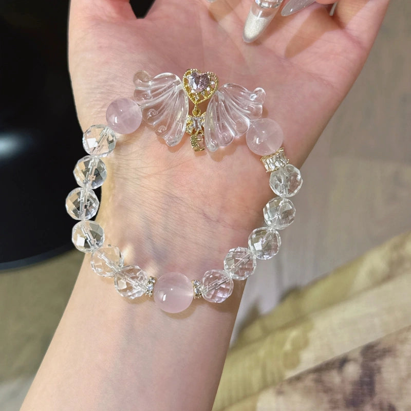 Bracelet « Muguet » en Améthyste naturelle – Sagesse ouverte, Attire les bienfaiteurs