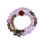 Bracelet « Muguet » en Améthyste naturelle – Sagesse ouverte, Attire les bienfaiteurs