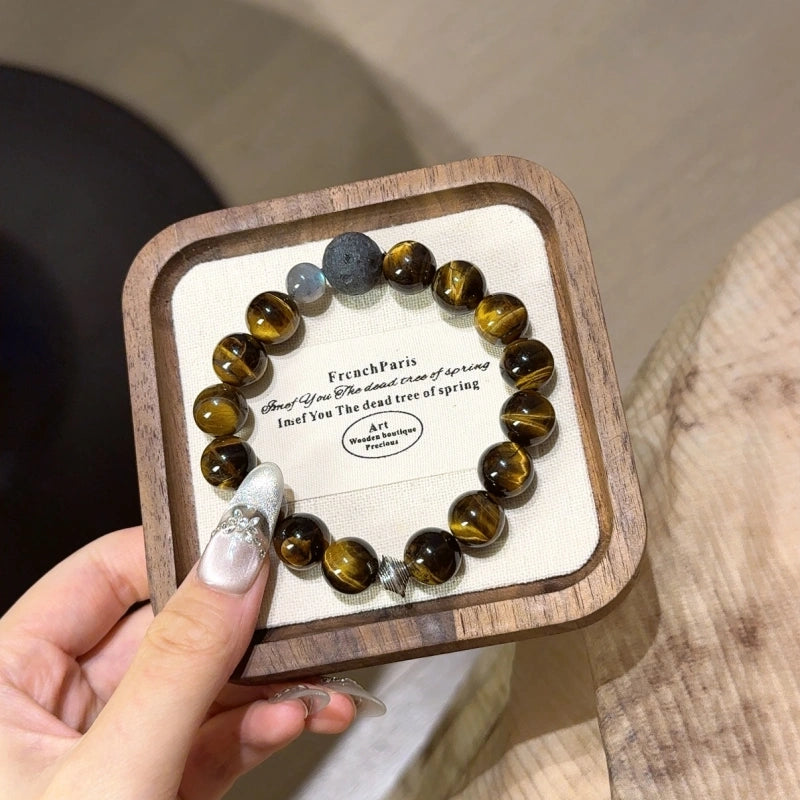 Golden Tiger’s Eye Bracelet - Clear Negative Energy