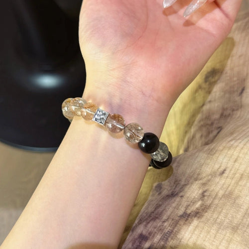 Bracelet « Muguet » en Améthyste naturelle – Sagesse ouverte, Attire les bienfaiteurs