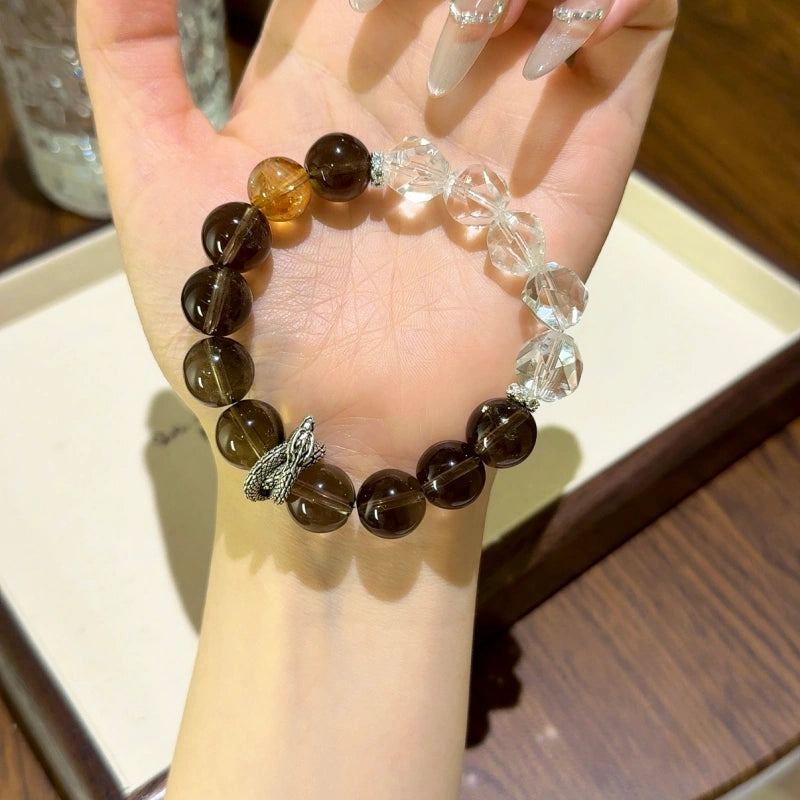 Bracelet « Muguet » en Améthyste naturelle – Sagesse ouverte, Attire les bienfaiteurs