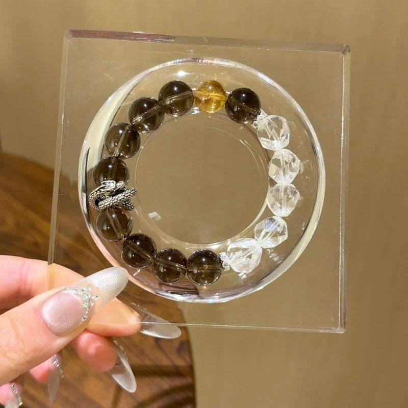 Bracelet « Muguet » en Améthyste naturelle – Sagesse ouverte, Attire les bienfaiteurs
