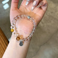 Bracelet « Muguet » en Améthyste naturelle – Sagesse ouverte, Attire les bienfaiteurs