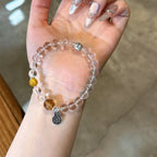 Bracelet « Muguet » en Améthyste naturelle – Sagesse ouverte, Attire les bienfaiteurs