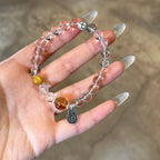 Bracelet « Muguet » en Améthyste naturelle – Sagesse ouverte, Attire les bienfaiteurs
