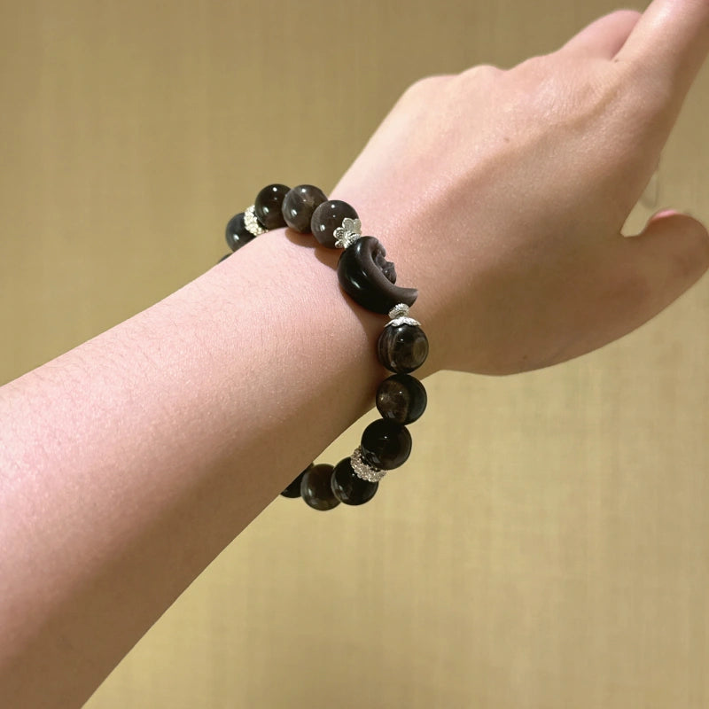 Bracelet « Muguet » en Améthyste naturelle – Sagesse ouverte, Attire les bienfaiteurs