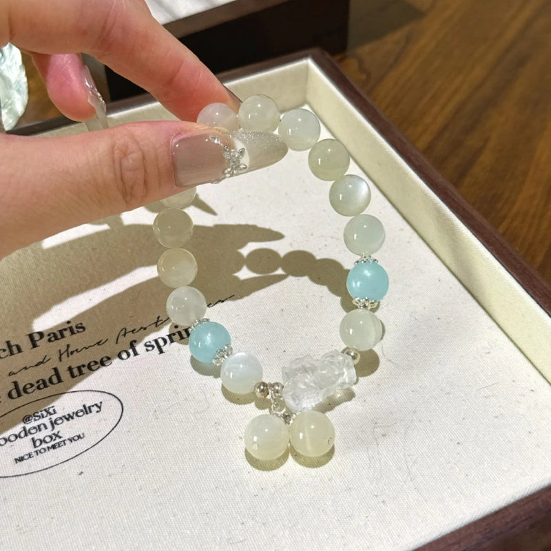 Bracelet « Muguet » en Améthyste naturelle – Sagesse ouverte, Attire les bienfaiteurs