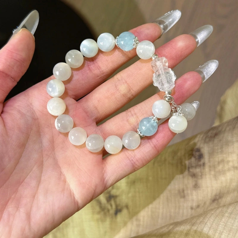 Bracelet « Muguet » en Améthyste naturelle – Sagesse ouverte, Attire les bienfaiteurs