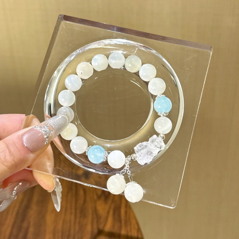 Bracelet « Muguet » en Améthyste naturelle – Sagesse ouverte, Attire les bienfaiteurs