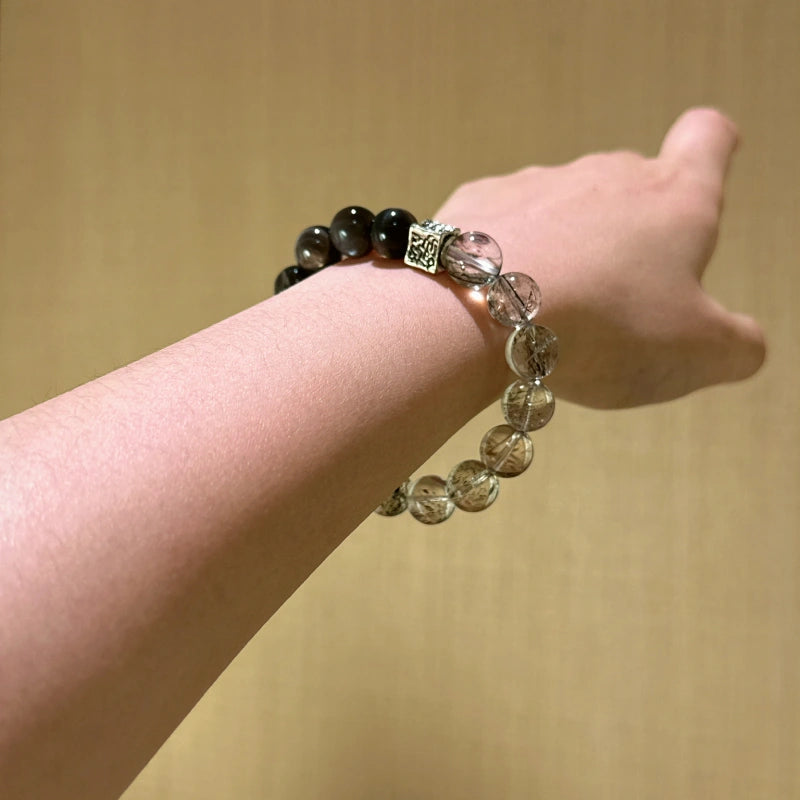 Bracelet « Muguet » en Améthyste naturelle – Sagesse ouverte, Attire les bienfaiteurs