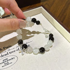Gold Obsidian & Blue Moonstone Bracelet - Strengthen Personal Aura