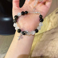 Gold Obsidian & Blue Moonstone Bracelet - Strengthen Personal Aura