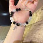 Gold Obsidian & Blue Moonstone Bracelet - Strengthen Personal Aura