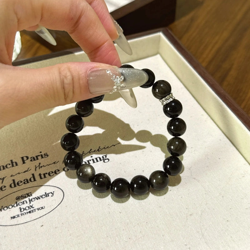 Bracelet « Muguet » en Améthyste naturelle – Sagesse ouverte, Attire les bienfaiteurs