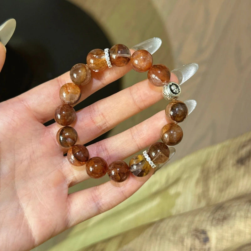Bracelet « Muguet » en Améthyste naturelle – Sagesse ouverte, Attire les bienfaiteurs