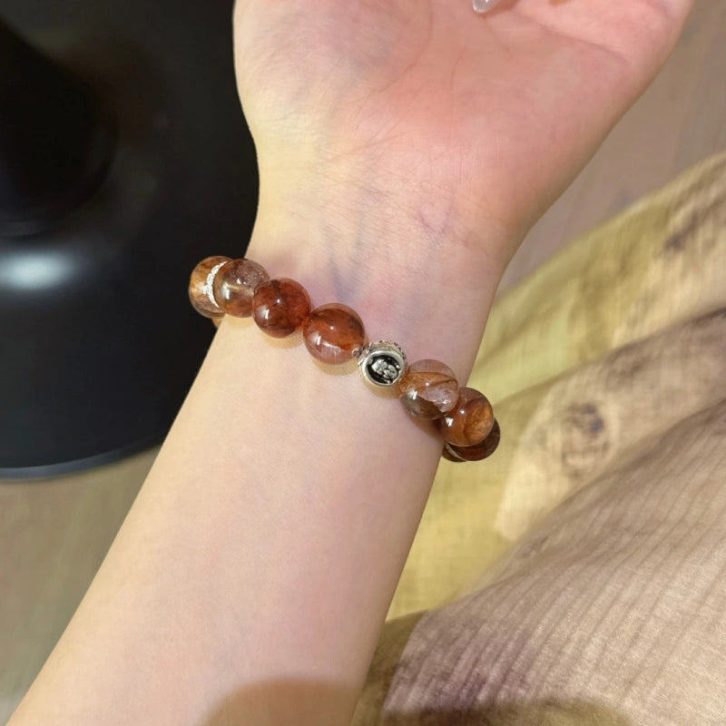 Bracelet « Muguet » en Améthyste naturelle – Sagesse ouverte, Attire les bienfaiteurs