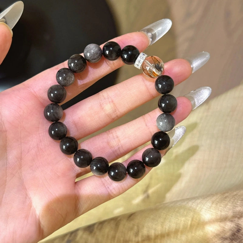 Bracelet « Muguet » en Améthyste naturelle – Sagesse ouverte, Attire les bienfaiteurs