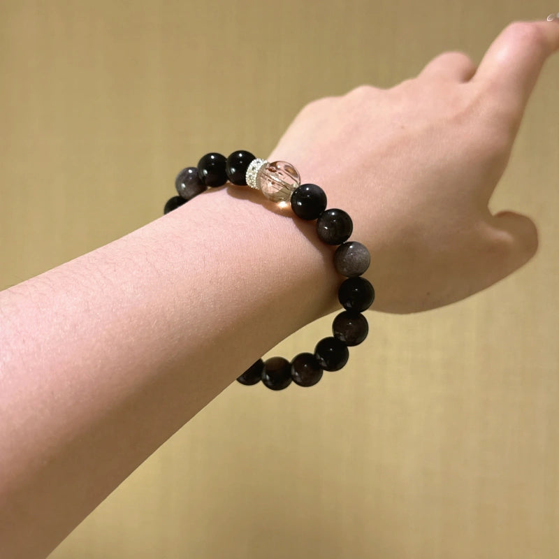 Bracelet « Muguet » en Améthyste naturelle – Sagesse ouverte, Attire les bienfaiteurs