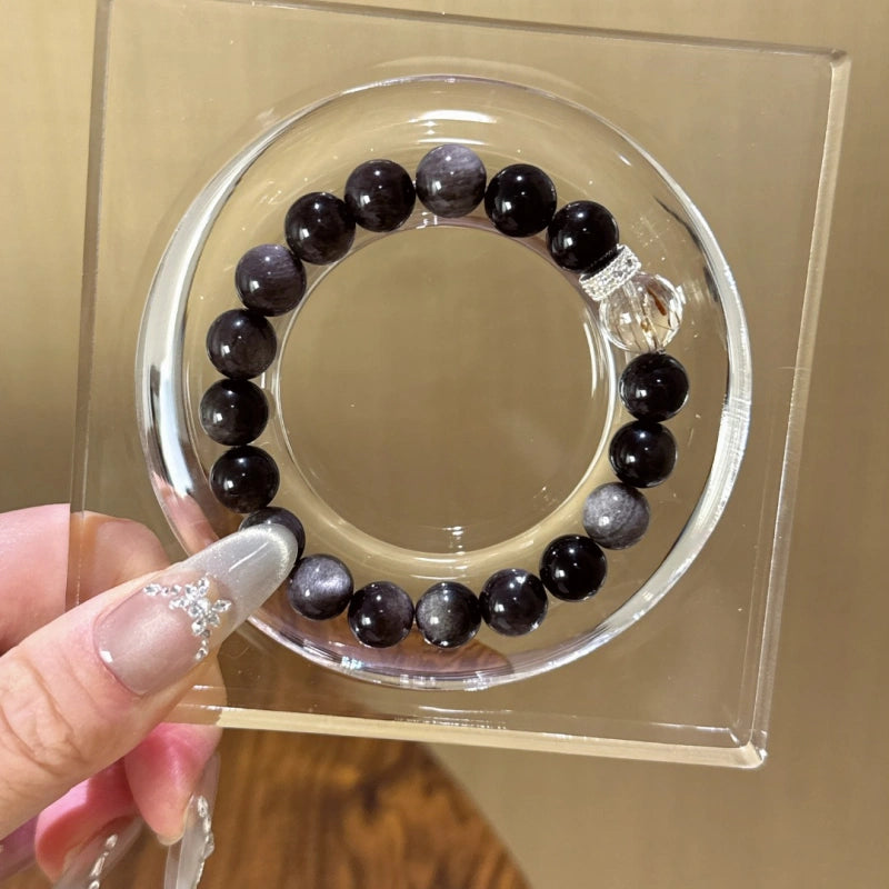 Bracelet « Muguet » en Améthyste naturelle – Sagesse ouverte, Attire les bienfaiteurs