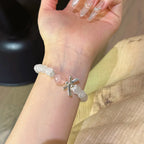 Blue Moonstone & Rose Quartz Bracelet - Attract Joyful Connections