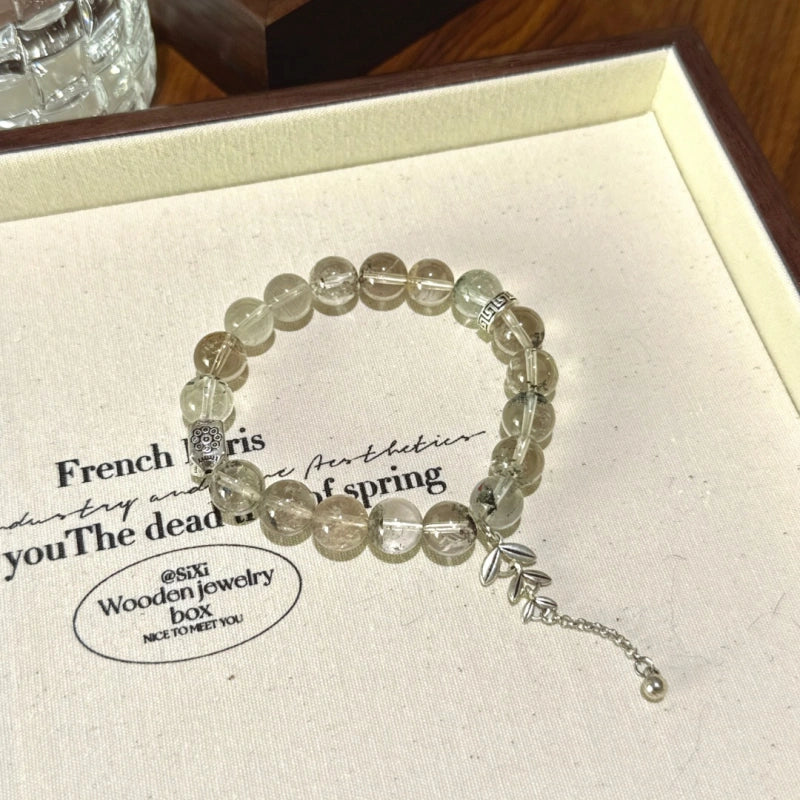 Green Phantom Quartz Bracelet - Favorable Career Opportunities