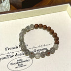 Green Phantom Quartz & Sandalwood Bracelet - Emotional Relief