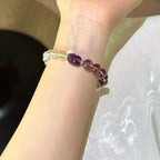 Amethyst & Clear Quartz Pi‑Xiu Bracelet - Attract Prosperity & Blessings