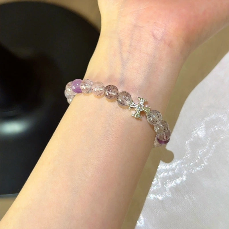 Purple Super‑Seven Bracelet - King of Energetic Crystals