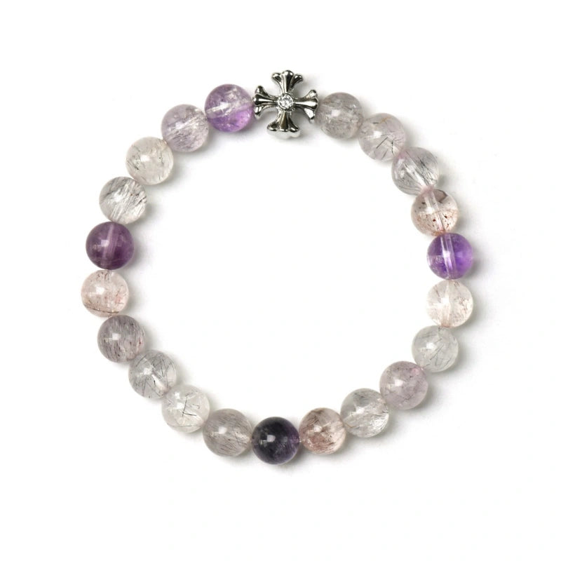 Purple Super‑Seven Bracelet - King of Energetic Crystals