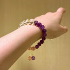 Amethyst & Clear Quartz Bracelet - Business Opportunities