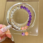 Amethyst & Clear Quartz Bracelet - Business Opportunities