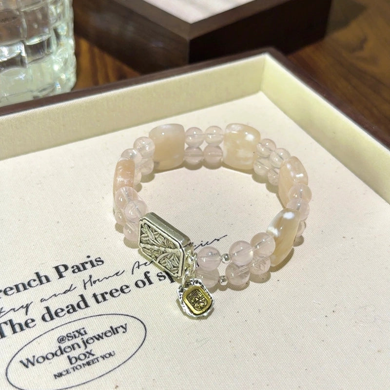 Bracelet « Muguet » en Améthyste naturelle – Sagesse ouverte, Attire les bienfaiteurs
