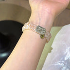 Bracelet « Muguet » en Améthyste naturelle – Sagesse ouverte, Attire les bienfaiteurs