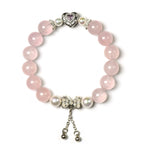 Rose Quartz & Shell Pearl Bracelet - Enhance Social Connections