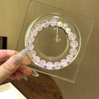 Rose Quartz & Shell Pearl Bracelet - Protect mind‑body wellness