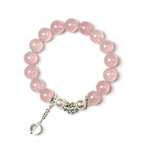 Rose Quartz & Shell Pearl Bracelet - Protect mind‑body wellness