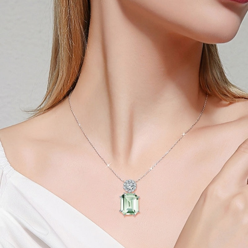Phoenix Prism Natural Crystal Necklace — Stone of Health, Luck & Happiness