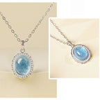 Ocean Whisper Aquamarine Necklace - Quiet Protection and Confidence