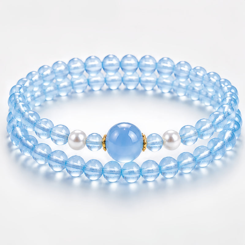 Bracelet aigue-marine Mana Bar