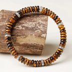 Natural Tiger Eye Stone Bracelet, Lucky Couple Style