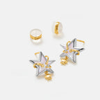 Boucles d'oreilles Polaris en nacre