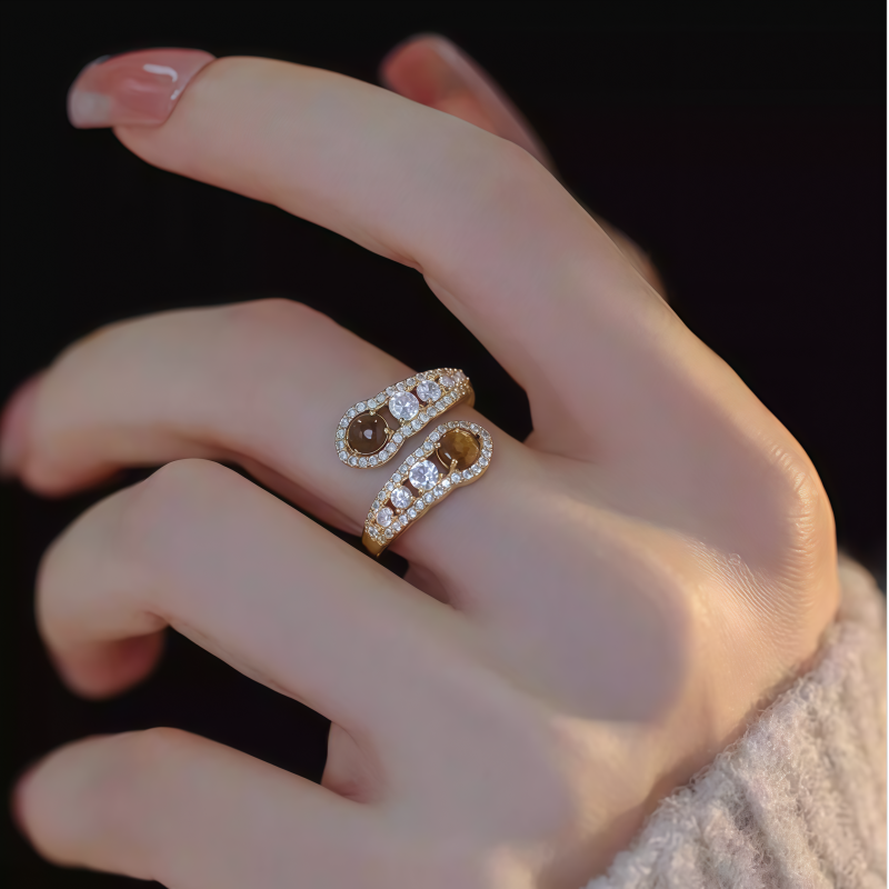Tiger’s Eye Crystal Wealth Ring - Carry Prosperity